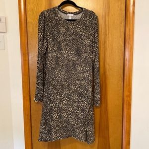 Nordstrom Cheetah Print Fitted Dress